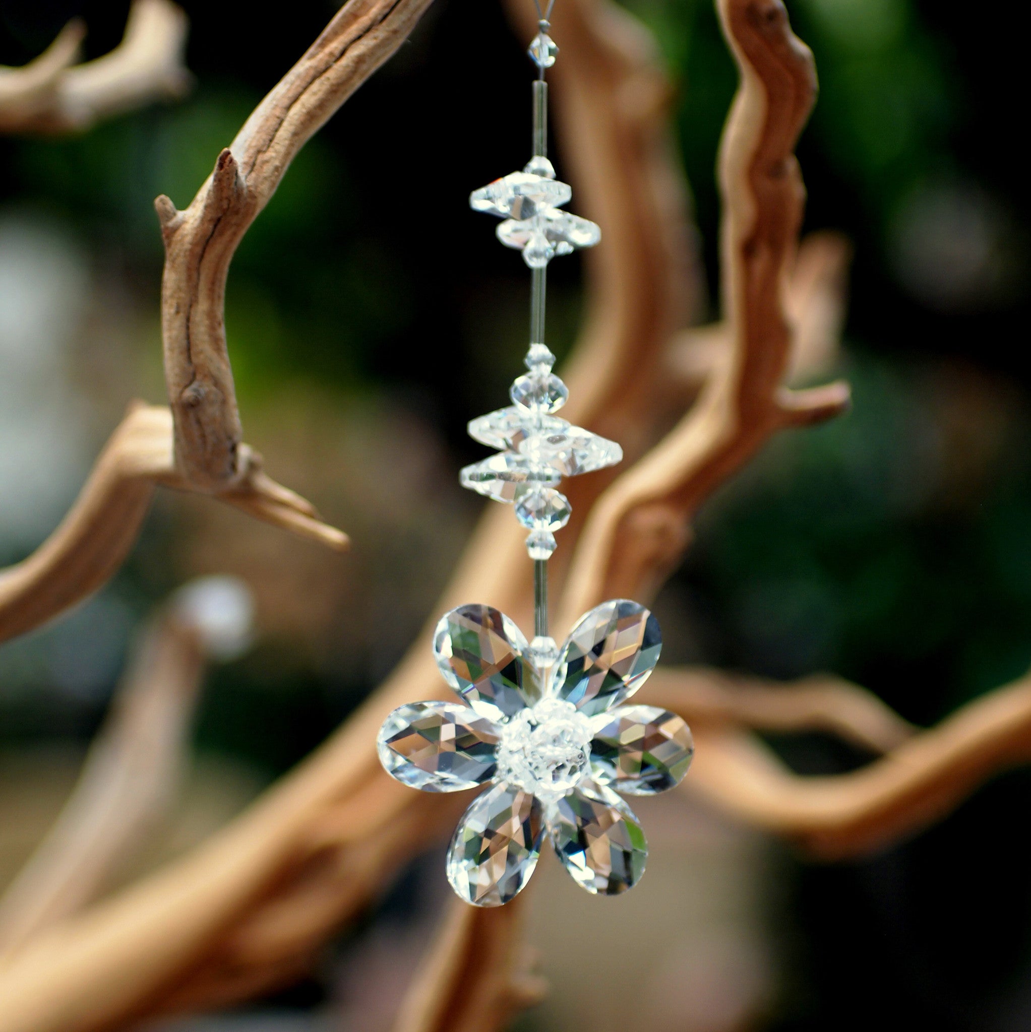 Crystal Clear Flower, Crystal Decor Christmas Wedding Decorations