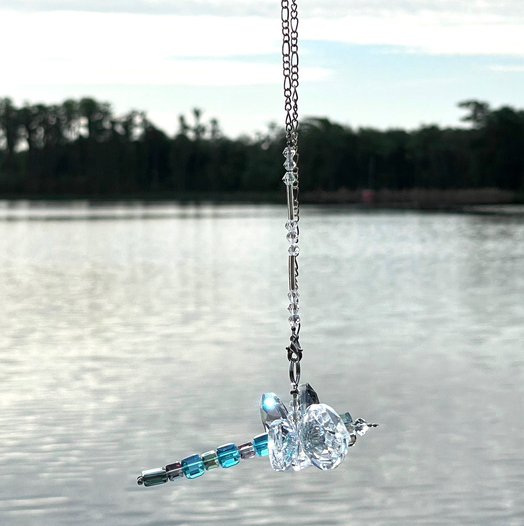 Crystal Dragonfly Blue