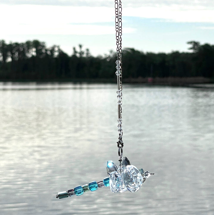Crystal Dragonfly Blue
