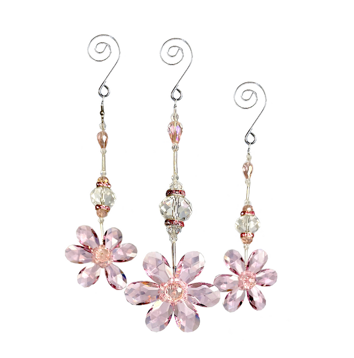 Crystal Pink Flower, Crystal Decor Christmas Wedding Decorations